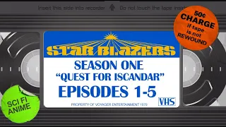 Star Blazers Season One "Quest for Iscandar"  Episodes 1-5