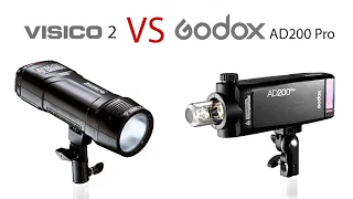 VISICO 2 против GODOX AD 200 Pro сравнение