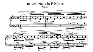 F. Chopin - Ballade Op.52 No. 4 in F minor
