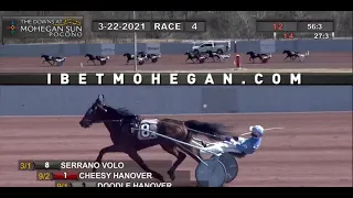 Mohegan Sun Pocono Downs - Races (2,3 and 4) Monday March 22, 2021