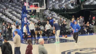 Luka Doncic entire pregame shootaround prior to Dallas Mavericks Boston Celtics 1/5/23