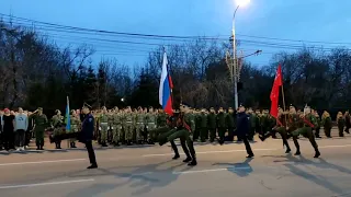 Репетиция парада 9 мая в Красноярске