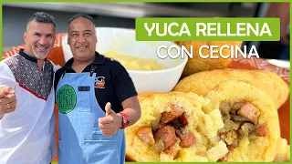 YUCA RELLENA CON CECINA | FÁCIL Y PRÁCTICO | FUSIÓN AMAZÓNICA