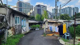 Walking through the Slums of Seoul, Guryong Village | 4K Korea Walking Tour