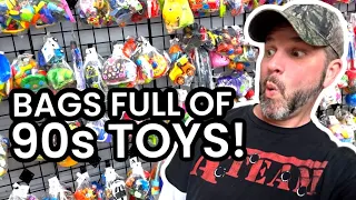 Bags FULL of 90s Toys Found at The Thrift Store!