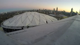 Final moments of the Georgia Dome