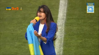 Michelle Andrade – Гимн Украины. Match for peace Динамо (Загреб) — Динамо (Киев) #StopWarInUkraine