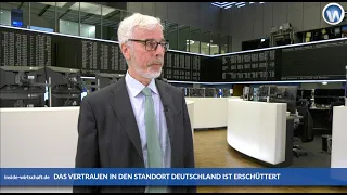 Vertrauensverlust für den Standort Deutschland - Reinhard Panse bei Inside Wirtschaft