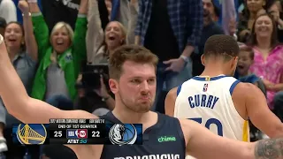 Luka Doncic hit Steph's shimmy after this buzzer-beater 🤣