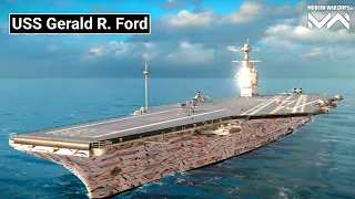 USS Gerald R. Ford With Equip Most Powerful Build - Modern Warships Gameplay