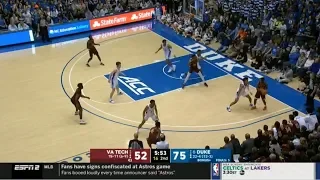 Duke Blue Devils vs Virginia Tech Full Game HD | NCAA - Men's College Basketball 2/22/2020