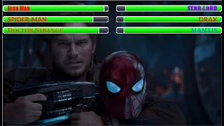 Avengers vs Guardians of the Galaxy With Healthbars