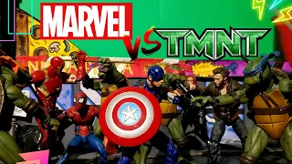 TMNT VS MARVEL Stop Motion Animation (Alternate Cut/ Imagination Version) 2021!!🔥🐢