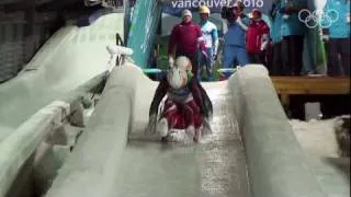 Men's Luge Doubles Highlights - Vancouver 2010 Winter Olympic Games