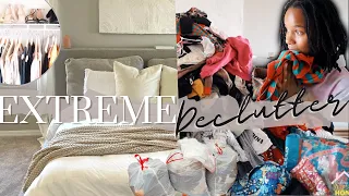 EXTREME DECLUTTERING | CLOSET  CLEAN-OUT MAKEOVER | CLEAN AND ORGANIZE MOTIVATION | BEFORE & AFTER