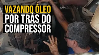 Vazando óleo por trás do compressor | 1620 366