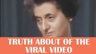 Viral video clip ka Sach - Indira Gandhi's BBC interview