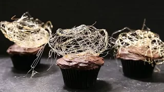 How to Make Spun-Sugar Cobwebs | Sunset
