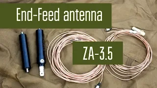 EndFeed antenna ZA-3.5 на 80м японского производства. Проверка в полевых условиях. Радиосвязь.