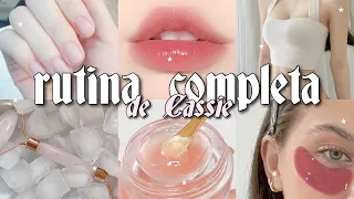 RUTINA DE CASSIE (COMPLETO) *hieloterapia, skincare, bodycare, maquillaje, accesorios*💌🫧🧼 | softly