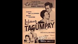 Filipino Drama Romance | Luksang Tagumpay 1956 | Jaime de la Rosa , Delia Razon , Rebecca Del Rio