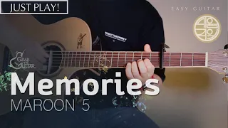 [쉬움주의] Memories - Maroon 5 (마룬5) [연주 l Acoustic Guitar Cover l 통기타 커버 ]