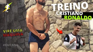 FIZ O TREINO FÍSICO DO CRISTIANO RONALDO EM CASA | Boleiro de Elite