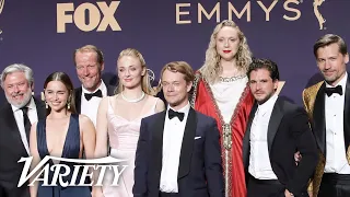 'Game of Thrones' Cast Bids Farewell to Show Backstage at the Emmys