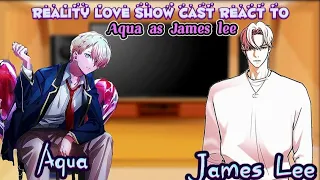 Oshi no ko reality love show cast react to Aqua future as James lee|| Gacha club reaction video