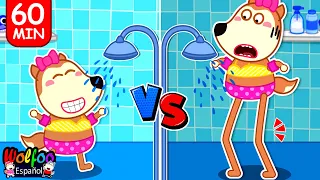 Problemas de Lucy con piernas largas vs piernas cortas para niños | Wolfoo en español 1 Hora