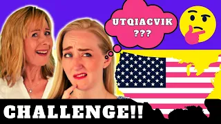 Brits Try To Pronounce American Town Names | Challenge