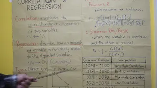 Lecture 9 Introduction to Correlation and Regression (Correlation Part 1)