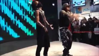 Les Twins Vs Cyrus Glitch CES 2014