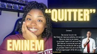 First Time Hearing "Quitter" Eminem REACTION | EVERLAST WHO?!