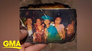 Woman loses everything in Maui fire except for one photo a stranger found on a beach | GMA