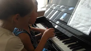 Вальс собачек!!! Музыка, играем на пианино) научить играть на пианино просто!!!