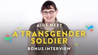 Kids Meet A Transgender Soldier (Bonus Interview) | Kids Meet | Hiho Kids
