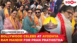 Ayodhya Ram Mandir: Ranbir-Alia to Amitabh Bachchan, celebs arrive for Pran Pratistha ceremony