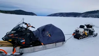 ЭВАКУАЦИЯ СНЕГОХОДА. ЛЕДОВАЯ ОБСТАНОВКА на КРАСНОЯРСКОМ ВОДОХРАНИЛИЩЕ.