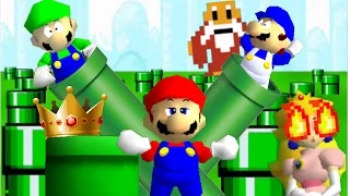 super mario 64 bloopers: Problematic Pipe problems