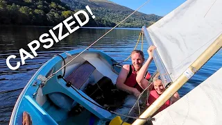 SAILING Thrills: Lake District, Ullswater - Capsize, BEACH LANDINGS, and Close Calls! Part 3 Ep 15