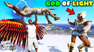 Franklin Found HERMES GOD OF LIGHT To Trap ZEUS in GTA 5 | SHINCHAN and CHOP