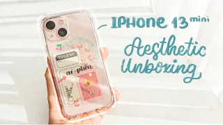 [ENG] Đập hộp Iphone 13 Mini / Unboxing & Case Decorating // Happy Hidari