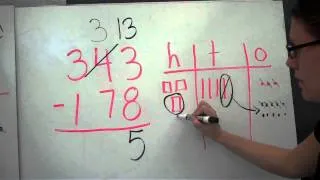 Subtraction with regrouping 3 digit