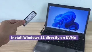 how to install Win 11 directly SSD without USB drive