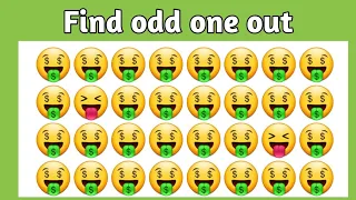 How good are your eyes/Find the odd one out emoji/Emoji quiz only for Genius