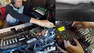 Vestrahorn Storm II: Dawless Jam Digitakt Analog4 BassStationII SE02 ModelD Sax Guitar BlueSky