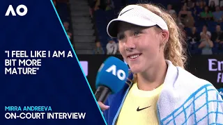 Mirra Andreeva On-Court Interview | Australian Open 2024 Second Round