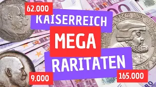 Über 200.000 Euro für drei extrem seltene Kaiserreich Münzen: Ein Traum für jeden Münzensammler !