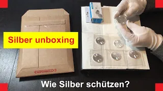 Silbermünzen 2020 unboxing – ✅wie Sie Ihre Silbermünzen einfach schützen!